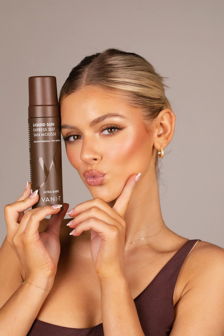 Liquid Sun® Express Self Tan Mousse Ultra Dark - savaiminio įdegio putos