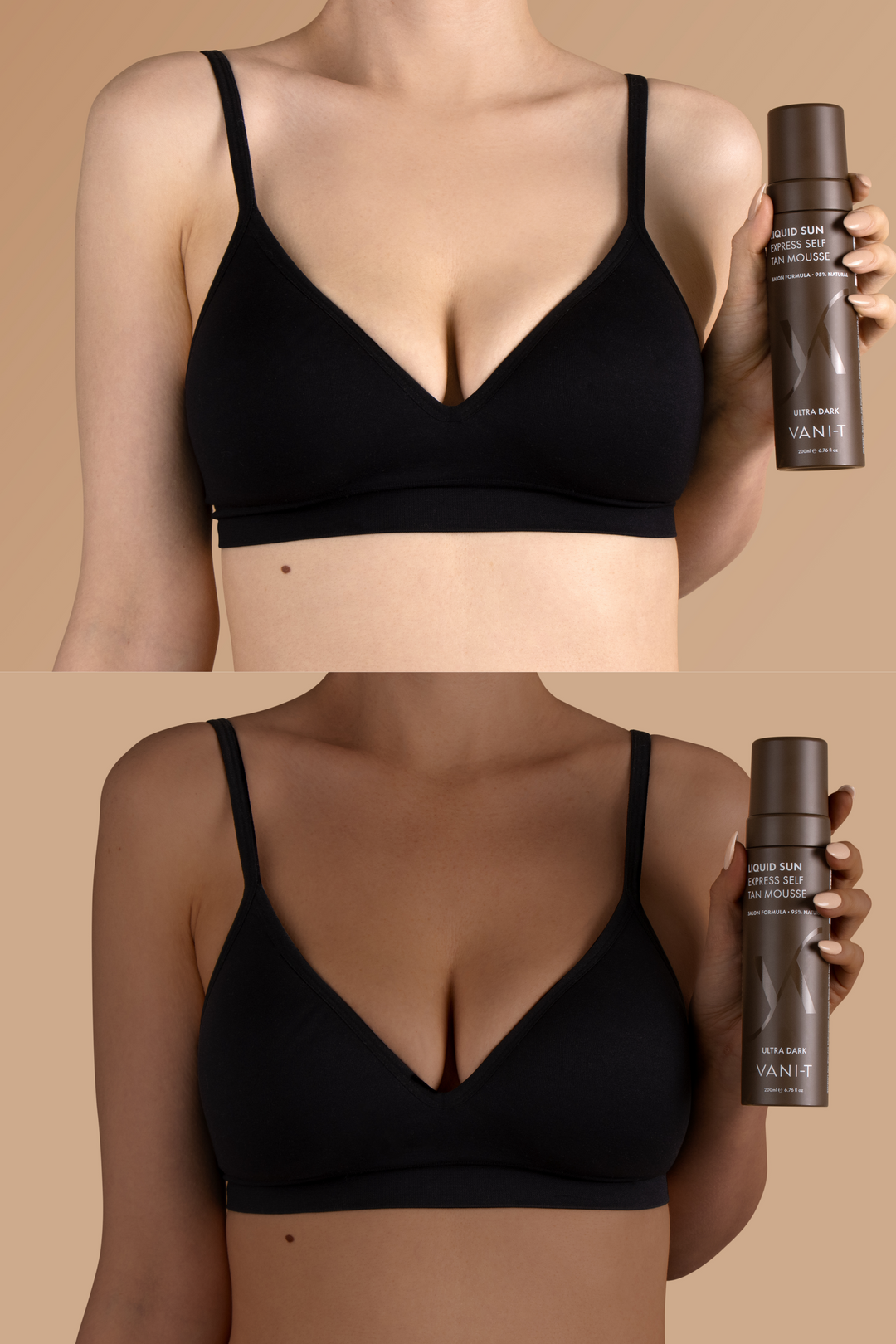 Liquid Sun® Express Self Tan Mousse Ultra Dark - savaiminio įdegio putos