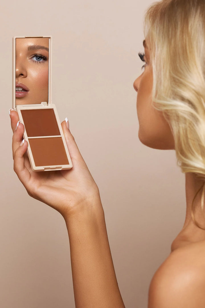 Make Me Bronze Cream & Powder Duo – bronzantas/kontūravimo priemonė