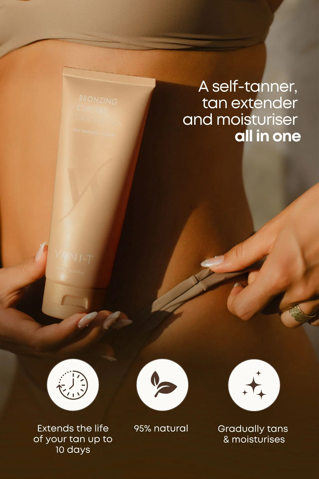 Bronzing Custard Gradual Tan - laipsniškas savaiminis įdegis