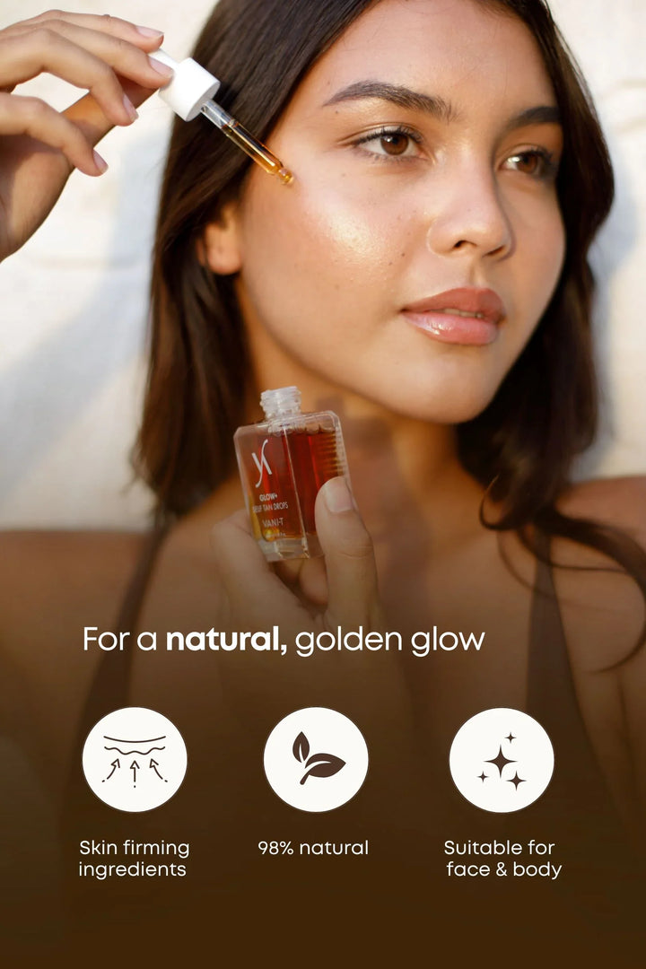 Glow+ Self Tan Drops - savaiminio įdegio lašai