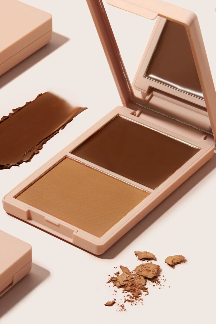 Make Me Bronze Cream & Powder Duo – bronzantas/kontūravimo priemonė