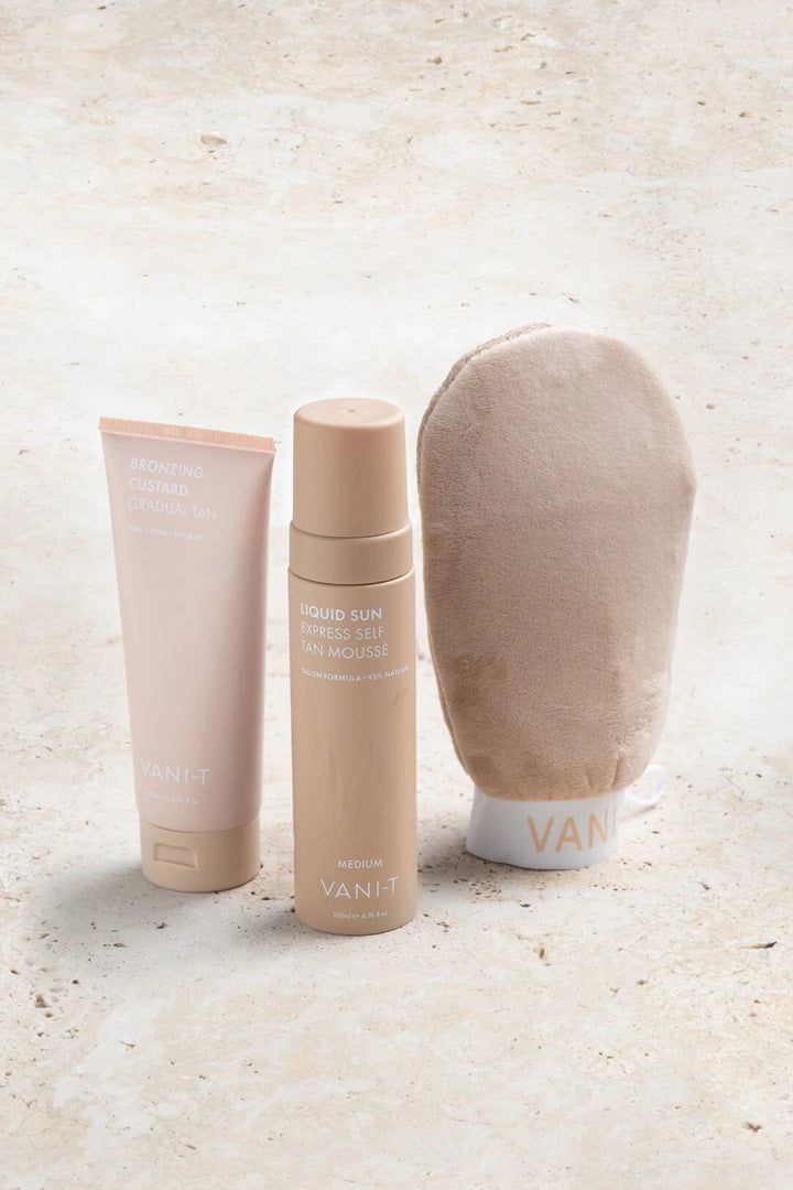 Bronze Essentials Set Medium - savaiminio įdegio rinkinys