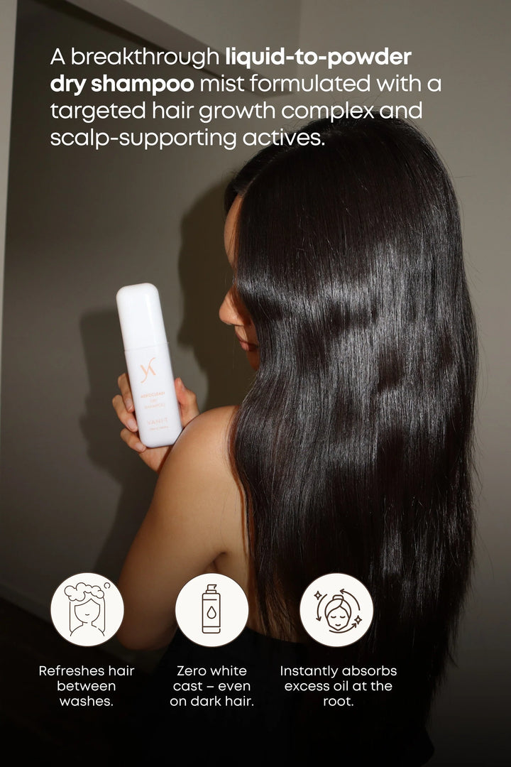Aeroclean Dry Shampoo with Hair Growth Complex - sausas plaukų šampūnas
