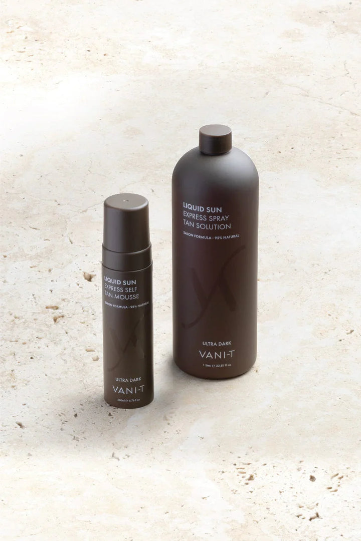 Liquid Sun® Express Self Tan Mousse Ultra Dark - savaiminio įdegio putos