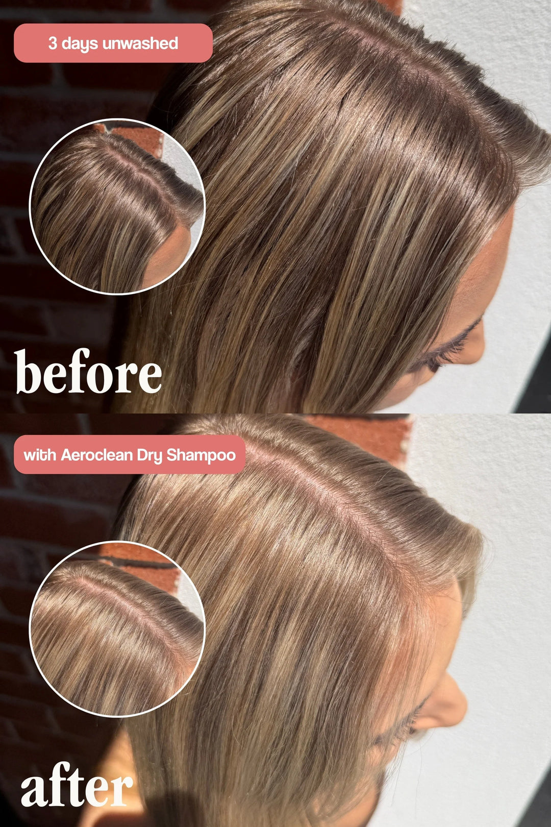 Aeroclean Dry Shampoo with Hair Growth Complex - sausas plaukų šampūnas